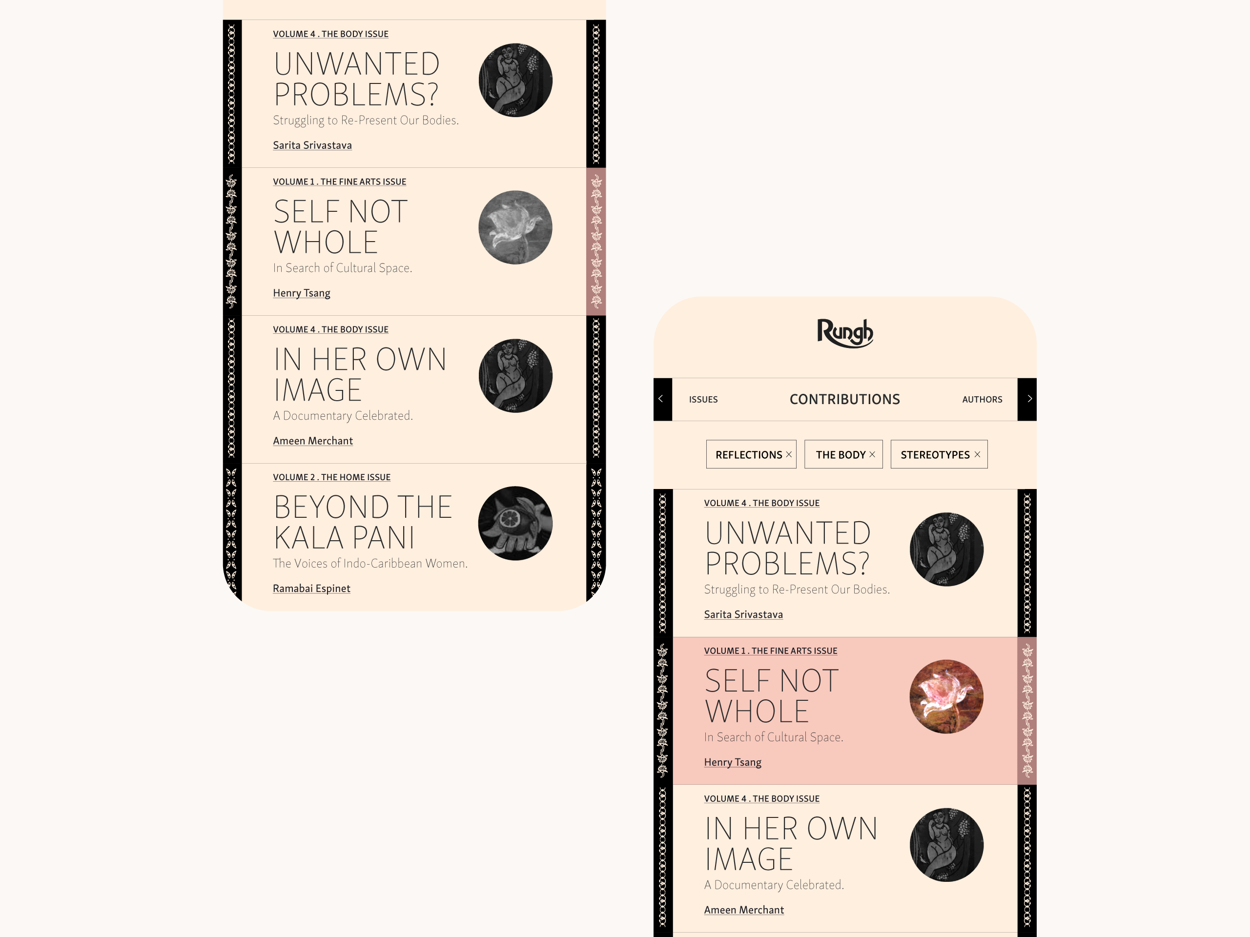 Web Magazine Archive Design